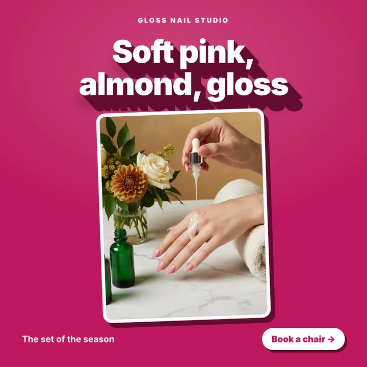 A post designed for Gloss Nail Studio