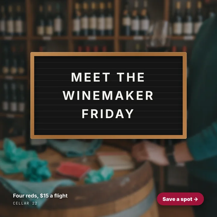A post designed for Cellar 22